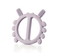 Haakaa Anneau de dentition en silicone pour bébé, jouet pour bébé, tête de brosse à dents 360, pour l'apprentissage de l'auto-brossage, silicone