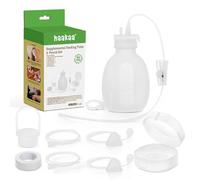 haakaa Ensemble de Tube D'Alimentation Supplémentaire et Sac Système D'allaitement Supplémentaire pour Enfants, SNS Breastfeeding System, Silicone pour Aliments