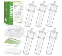haakaa Lot de 6 collecteurs de colostrum en silicone (6 ml)