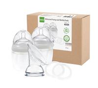 haakaa Pack tire-lait et biberon en silicone Generation 3 - Gris - 386 g GBHK013-G