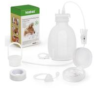 haakaa Système d’Aide à l’Allaitement, Dispositif SNS avec Poche en Silicone 120 ml et Tubes, Complément au Sein pour Lait Maternel ou Lait Infantile, Transparent
