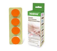 haakaa Tampons de rechange pour coupe-ongles électrique pour lime à ongles standard pour bébé, convient pour les enfants de 12 mois et plus, orange