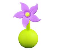 Haakaa Tire-lait en silicone en forme de fleur, violet, 12,1 g