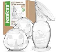 Haakaa Tire-lait manuel 150 ml avec base à ventouse et coquillages