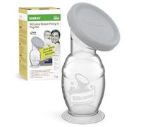 haakaa Tire-lait manuel et capuchon en silicone pour maman allaitante (gris, 141,7 g avec base)