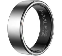 HAALE Bague Connectée Tracker Fitness Acier Inoxydable Homme Femme | Bluetooth 5.0 vers Android et iOS; étanche IP68; suit sommeil, stress, cycle menstruel; inclut l'appli HAALE gratuite