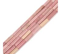 HAAMIIQII 28pcs 4x13mm naturel ferrochrome perles cylindriques tube lâche perles de pierres précieuses fabrication de bijoux bricolage bracelet collier