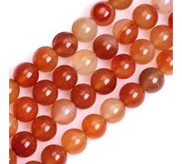 HAAMIIQII 35pcs perles d'agate naturelle 10mm rond lâche perles de pierres précieuses fabrication de bijoux bricolage bracelet collier