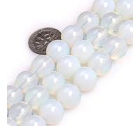 HAAMIIQII 35pcs perles d'opale 10mm rond lâche perles de pierres précieuses pour la fabrication de bijoux bricolage bracelet collier