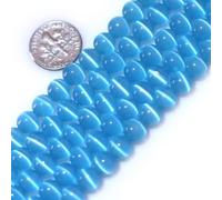 HAAMIIQII 60PCS 6mm jaune Cat Eye Beads rond lâche perles de pierres précieuses pour la fabrication de bijoux bricolage bracelet collier