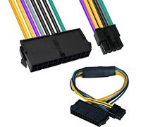 HAAMNING7 24 broches à 8 broches ATX PSU câble adaptateur, Convient pour DELL Optiplex 3020 7020 9020 Carte mère, 30 cm