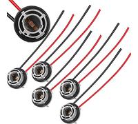 HAAMNING7 5 PCS 1156 Douille d'Ampoule LED, BA15S P21W Adaptateur de Prises de Faisceau de Câblage pour Ampoules LED Clignotants Feux de Secours Feux de Temps de Course