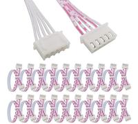 HAAMNING7 Câble 5 Broches Joystick pour Mayflash F300 Manette pour SANWA Manette, Encodeur USB Zéro Retard, Adaptateur JST Connecteur Femelle XH 2,54 mm 0,1" pas, 20 Pièces