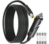 HAAMNING7 Câble allume-cigare de voiture 12 V DC 8 mm, adaptateur de cordon d'alimentation pour chargeur de voiture DC7909 7,9 x 5,5 mm, pour station d'alimentation portable, haut-parleurs DVR