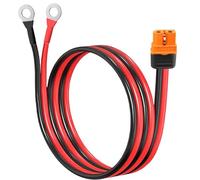 HAAMNING7 Câble dextension dalimentation XT60i vers borne à joint torique, fiche femelle 10AWG XT60I vers connecteur borne à joint torique pour drones FPV batteries au lithium(1,5 m)