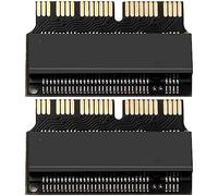 HAAMNING7 Carte Adaptateur de Disque Dur pour Convertisseur D'adaptateur SSD à NVME pour Macbook 2013-2017 2014 2015, remplacement SSD M.2 PCI-e NVME, 2 Pièces