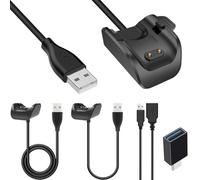 HAAMNING7 Chargeur pour Samsung Galaxy Fit 2 montre, câble de chargement USB pour montre de sport pour Samsung Galaxy Fit2 SM-R220, adaptateur pour montre intelligente, 2 pièces