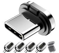 HAAMNING7 Tête magnétique USB C 24 broches, tête de connecteur de charge rapide PD 100 W 24 broches de type C pour téléphones, tablettes ou appareils mobiles (lot de 5)
