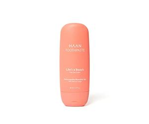 HAAN - Dentifrice 55 ml - Formulé à base d'hydroxyapatite minérale - Ingrédients 96% d'origine naturelle - Vegan, non testé sur les animaux - Life's a Beach - Goût de thé Chai et de menthe fraîche