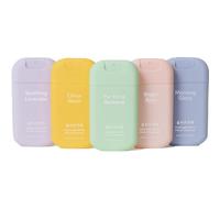 HAAN Gel pour les Mains 30ml - Lot de 5 Gels Parfumés avec Aloe Vera - Parfums : Morning Glory, Bright Rose, Citrus Noon, Purifying Verbena, Soothing Lavender