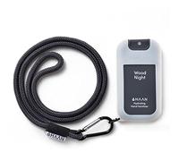 HAAN Housse + Cordon de Cou pour Votre désinfectant pour Les Mains | Accessoire pour emporter avec Vous Le Distributeur d'hygiénisant HAAN | Cordon et Pochette de Suspension | Noir