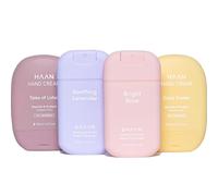 HAAN Spray et crème hydratants pour les mains à l'aloe vera (pack de 4) - 1 pièce par parfum : Soothing Lavender, Bright Rose, Tales of Lotus et Coco Cooler