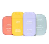 HAAN Spray hydratant pour les mains à l'aloe vera et spray buccal (pack de 4) - 1 pièce par parfum et saveur : Citrus Noon, Lavande apaisante, pomme et fraise