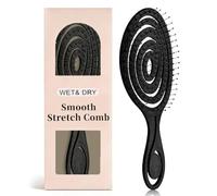 Haarbürste ohne Ziepen, Haarbürste ohne Ziepen mit einzigartiger Doppelspiralfeder und noch mehr Borsten zur optimalen Druckverteilung und Pflege, Entwirrbürste für jeden Haartyp