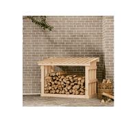 822432 vidaXL Support pour bois de chauffage 108x64,5x77 cm Bois de pin