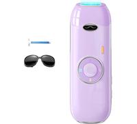 Haarlosy Épilateur Lumière Pulsée, 22J Épilateur Laser Définitif pour le Visage/Aisselles/Maillot, 3 Mode Appareil IPL Laser Hair Removal Épilation, Salon à Domicile, Violet