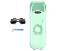 Haarlosy Épilateur Lumière Pulsée, 22J Épilateur Laser Définitif pour le Visage/Aisselles/Maillot, 3 Mode Appareil IPL Laser Hair Removal Épilation, Salon à Domicile - Vert Clair