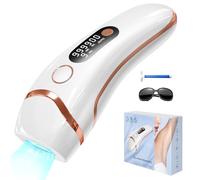 Haarlosy Épilateur Lumière Pulsée, Épilateur Laser 999,900 Flashs avec 3 en 1 [HR/SC/RA], 2 Modes 9 Niveaux Énergie IPL Laser Hair Removal pour Aisselles/Maillot, Salon à la Maison