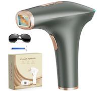 Haarlosy Épilateur Lumière Pulsée, Grande Fenêtre 5 cm², 999,900 Flashs IPL, 9 Niveaux & 2 Modes, Auto/Manuel - Épilation Laser Définitive Maison Femme & Homme, Visage, Corps, Aisselles, Maillot, Noir