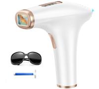 Haarlosy Épilateur Lumière Pulsée, Grande Fenêtre 5 cm², 999,900 Flashs IPL, 9 Niveaux & 2 Modes, Auto/Manuel - Épilation Laser Définitive Maison Femme & Homme, Visage, Corps, Aisselles, Bikini, TD004