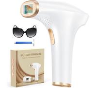 Haarlosy Épilateur Lumière Pulsée, Grande Fenêtre 5 cm², 999,900 Flashs IPL, 9 Niveaux & 2 Modes, Auto/Manuel - Épilation Laser Définitive Maison Femme & Homme, Visage, Corps, Aisselles, Bikini