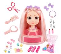 Haarsalon Spielzeug Für Mädchen | Kleine Mädchen Beauty-Salon-Set | Haarstyling Verkleidung Spielset Mit Ohrsteckern Lockenstäben Haarspange - Für Schulen Zuhause Kindergarten Reisen