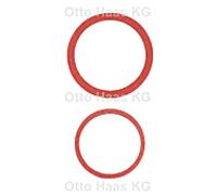 HAAS anneau en fibre 7847 22x30x1,5 mm, brun rouge, chaud / froid