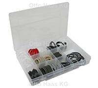 HAAS Gamme de joints Oha HAAS pièces, 270x180x42mm, pour siphons plastique / métal, transparent