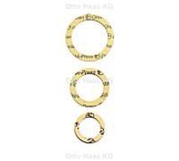 HAAS Joint de raccordement à vis OHA-Press 8838 jaune, 60x78x1.8mm, 2 "