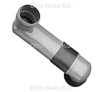 HAAS Oha WC Jump Arch 3983 DN 90/110, horizontal, avec gaine thermorétractable, gris