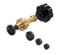 Haas Set de fraises professionnelles pour siège de soupape 3/8", 1/2", 3/4" et 1", noir/laiton (1 lot)