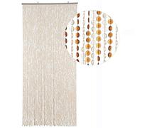 HAB & GUT -DV0246- Rideau de Porte Mini-Diamants, Transparent, 90 x 200 cm