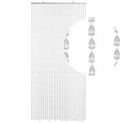 HAB & GUT -DV0294- Rideau de Porte Gouttes, Transparent, 90 x 200 cm