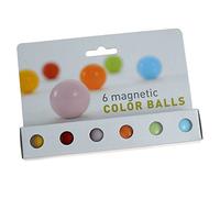 HAB & GUT - MC500 - Boules magnétiques néodymes en Couleur, Ensemble de 6, Ø 24 mm, sans Joint