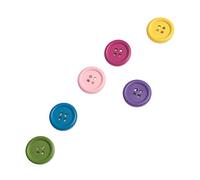 HAB & GUT -MC520-6 Boutons avec aimants Ultra puissants, diamètre: 2 cm, Boutons colorés