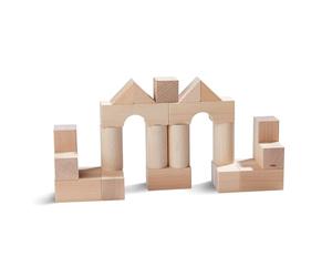 HABA 1071 Starter set- Basic Building Blocks -26 Wooden Pieces, for Ages 1 and Up (Made in Germany)