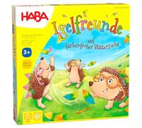 HABA 1305587001 Jeu de dés et de mémos pour Enfants à partir de 3 Ans, Jeu d'emboîtement pour 2 à 4 Joueurs, avec hérissons 3D et Feuilles à emboîter, favorise la motricité Fine et la Concentration