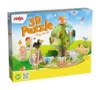 HABA 1307178001 - Puzzle 3D - Jeu de société pour Enfants à partir de 3 Ans - Favorise la créativité et la motricité Fine - avec Le Corbeau Theo & Amis