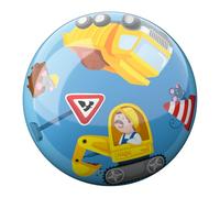 HABA 2012750001 Balle de Jeu pour Enfant à partir de 2 Ans pour l'intérieur et l'extérieur - Favorise la motricité et la Coordination - Matériau Robuste avec Valve - Diamètre : 14 cm