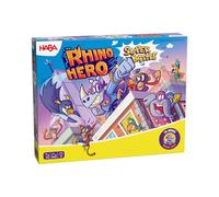 HABA 2013173002 - Rhino Hero - Super Battle, Le Classique Jeu de société pour Enfants d'habileté et de stratégie. Plus de 5 Ans